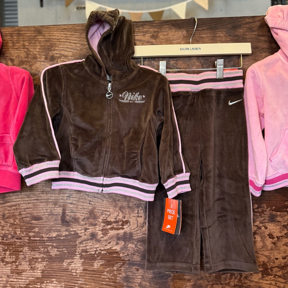 Vintage Nike Velour Jacket & Pants Set
